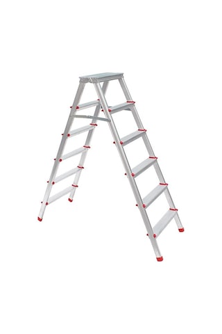 Cömert Alüminyum Çift Çıkışlı 6 Basamaklı Merdiven