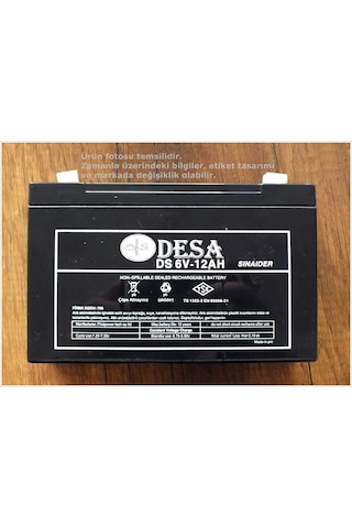 Desa Ds6-12Ds 6V-12Ah Bakımsız Kuru Akü