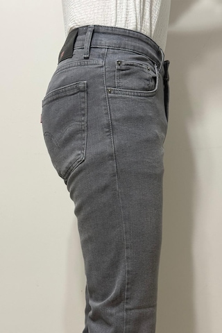Hacker Denim Dmctekstil Erkek 1021 Yüksek Bel Normal Kesim Boru Paça Jean Pantolon Gri
