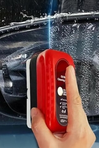 Thentech Çok Amaçlı Oto Cam Temizleyici Su Tutmaz İz Tutmaz Kir Tutmaz Sünger Cam Araç Araba Cam Temizleyici