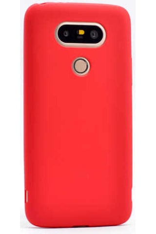 LG Uyumlu G5 Kılıf Zore Premier Silikon Kapak Kırmızı