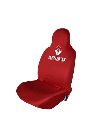 Renault Oto Koltuk Kılıfı Koruyucu Penye Servis Kılıfı Kırmızı
