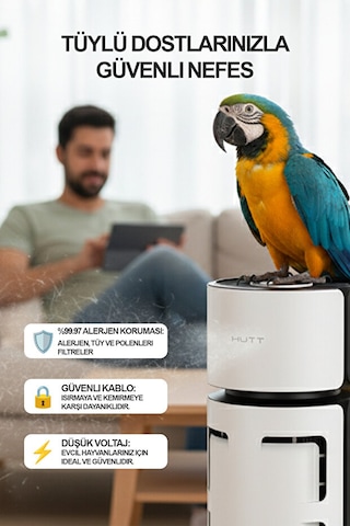 Hutt Smart Pet Air Purifier Pro Akıllı Hava Temizleyici
