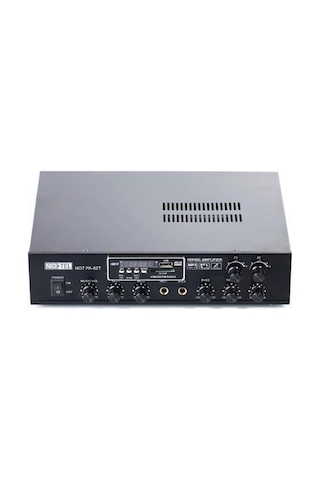 Notel NOT PA 82T Anfi 80W Trafolu 2 Mikrofon Girişli USB + Bluetooth
