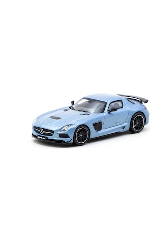 Tarmac Works 1/64 Mercedes-benz Sls Amg Coupé Black Series Matte Blue