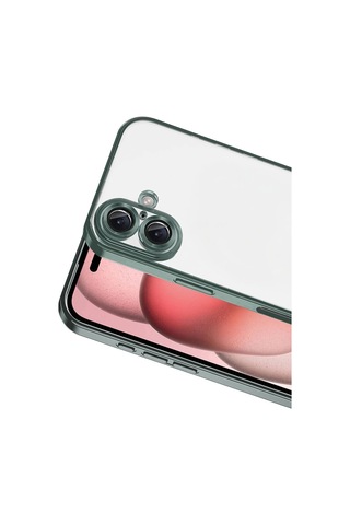 Apple, Uyumlu iPhone 17 Kamera Korumalı Lensli Silikon Yeşil