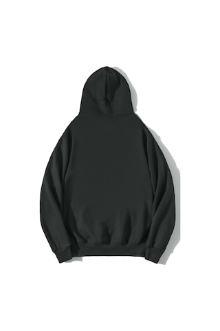 Brz Collection Oversize Unisex Basic Hoodie Antrasit Antrasit