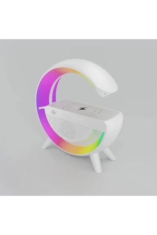 Kablosuz, Usb Bağlantılı, Ekstra Uzun Pil Ömürlü, 7 Renk Seçenekli Ambiyans Işığı,telefon Şarj Stand