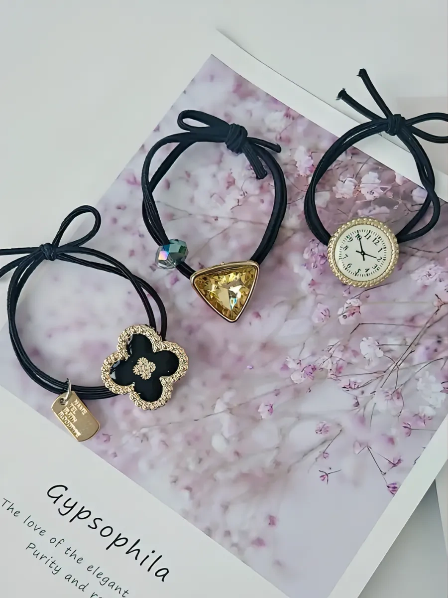 Mını Shop Msk Saç Lastikleri Seti Güzel 10 Adet 87682878 Kahve Rengi