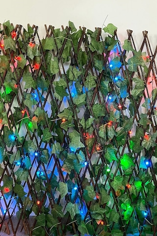 Jasper Yapay Çit Akardiyon 120cmx3m Ve 4,80 Metre 28 Ledli Fişli Led Işık Dekor Lambası