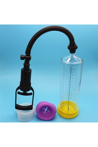 Hızlı Express Dreambox Süper Vakum Penis Pompası+ 3 Adet Renkli Silikon Başlık