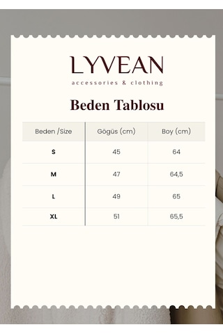 Lyvean Kare Yaka Yelek Vizyon