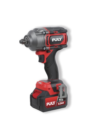 Puly Professional BLMI-360 20V 600NM Kömürsüz Akülü Somun Sıkma 900NM Sökme Torku 2x4.0AH Akü Şarj Cihazı ve Pulybox Çanta