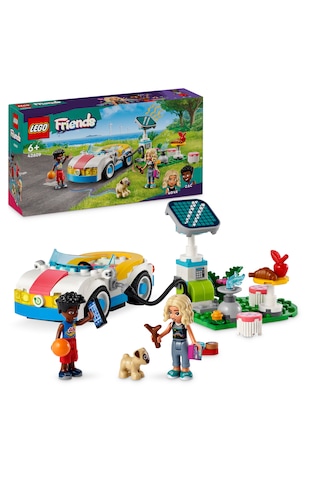 LEGO® Friends Elektrikli Araba ve Şarj İstasyonu 42609 6+ Yaratıcı Oyuncak Yapım Seti - 170 Parça