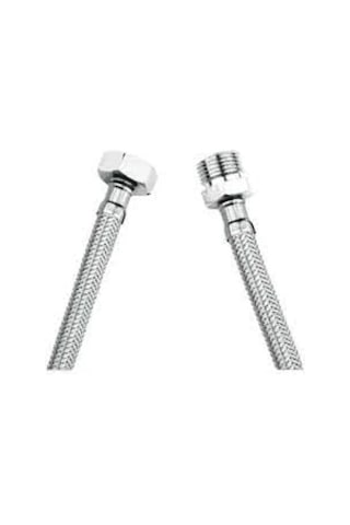 Flex Hortum Bağlantı Elemanı, 3/8 X 3/8 Nipelli, 50 Cm