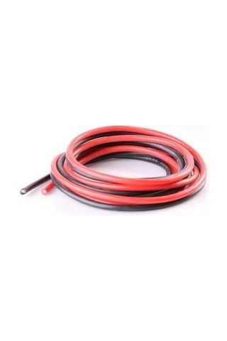 Robotistan 10 AWG Siyah Ve Kırmızı Silikon Kablo 1 M