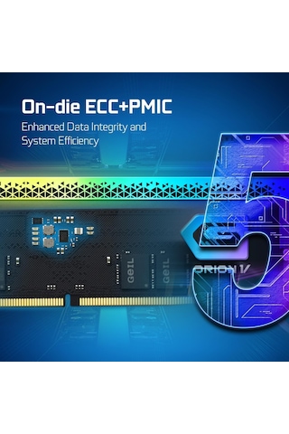 Orıon V Rgb Gavsg532gb6400c42adc 32gb 2x16gb Ddr5 6400mhz Cl42, Xmp 3.0, On-die Ecc & Pmıc, Rgb Aydınlatma, Alüminyu