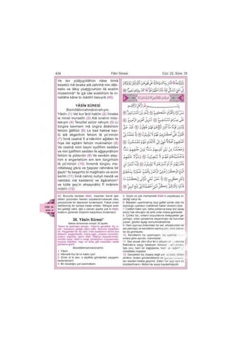 Kur'an-ı Kerim ve Açıklamalı Yüce Meali - Orta Boy - Türkçe Okunuşlu - Tecvidli - Üçlü Meal- Huzur Yayınevi