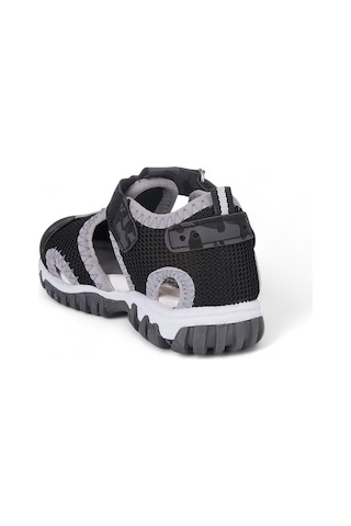 042 Erkek Bebek Sandalet Siyah