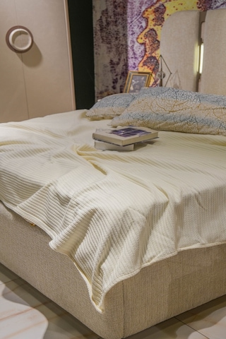 Sofline %100 Pamuk Çift Kişilik Yazlık Örgü Pike, Yatak Örtüsü, Terletmez Kumaş 240x200cm Krem