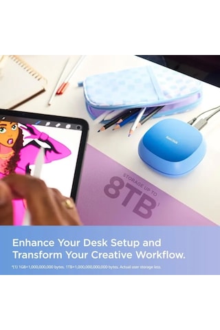 Sandisk Creator Usb 3.2 Gen Ssd Masaüstü Sürücüsü Ssd Desk Drive 4tb
