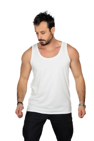 Maxi-dry Erkek Atlet Aşırı Terleme Önleyici Çift Katmanlı, Islaklık Sızdırmaz, Nefes Alabilen Iç Giyim Beyaz