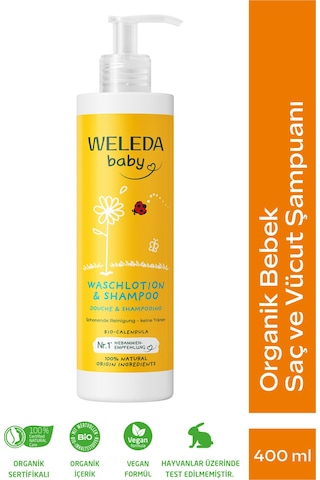 Weleda Calendula Özlü Organik Saç ve Vücut Şampuanı 400ml