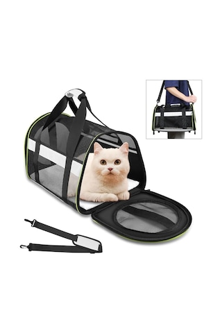 Homyl Köpek Taşıyıcı Kedi Havalandırmalı 17.3x11x11inch