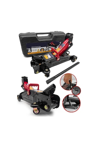 Moonshop 2 Ton Tekerlikli Arabalı Timsah Kriko Krikomoonshop