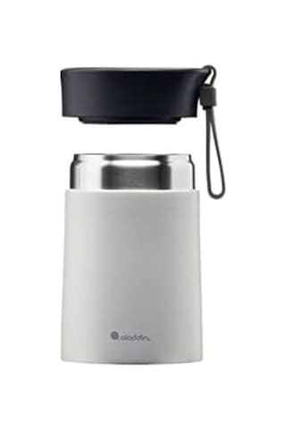 Aladdin Bistro Thermavac Paslanmaz Çelik Yemek Termosu, Gri Stone Grey , 0.4 L 6998