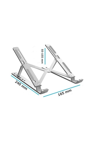 JX-18 Apple Uyumlu MacBook Notebook Katlanabilir Taşınabilir Laptop Stand