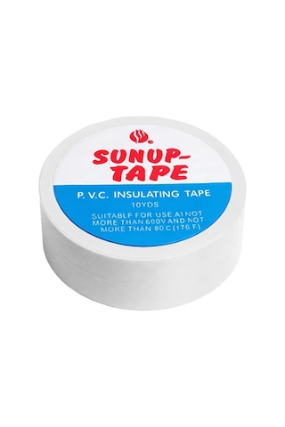 Sn-27924 Beyaz 0.13x18mm İzole Pvc Elektrik Yalıtım Bant 5 Li Paket
