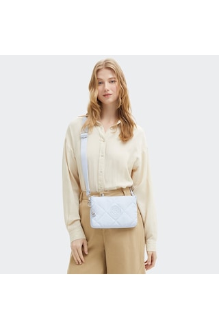 Kipling Kıplıng Riri Küçük Boy Omuz Çantası Mavi Water Blue Quılt Mavi