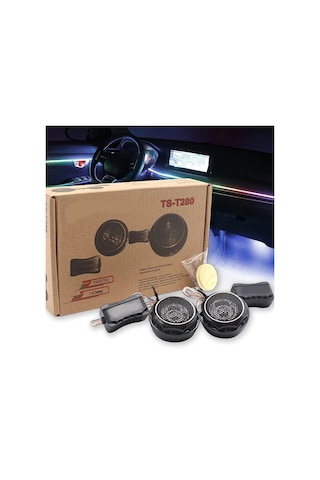 Xuweiwei 2 Adet Araç Yüksek Frekans Hoparlör Yükseltme Ts-t280 Baş Subwoofer Yüksek Frekans Hoparlörü