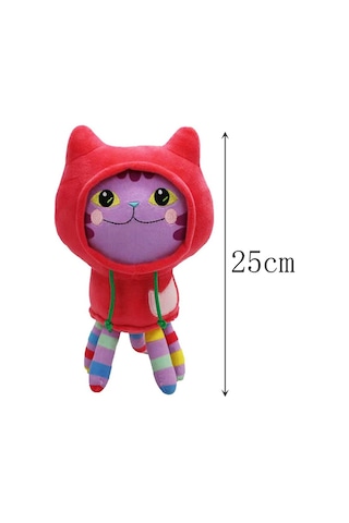 Gabby's Dollhouse Dj Catnip İthal Oyuncak Peluş 25 Cm