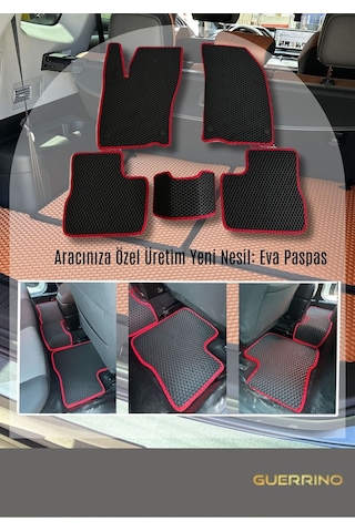 Skoda Super B 2015-2024 Arası Araca Özel Yeni Nesil Eva Mat Oto Paspas Havuzlu Eva Araba Paspası