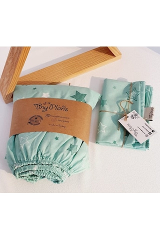 Tiny Plans Lastikli Bebek Çarşafı-yastık Kılıfı Takım 70x110 Cm