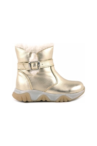 Deriden Parlak Altın Rengi Çocuk Bot Altın