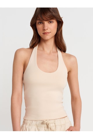 Dilvin 21052 Halter Yaka Top-taş Taş