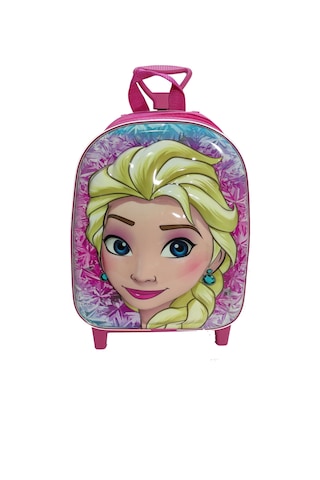 Newfull Çekçekli Elssa Kız Anaokulu Sırt Çantası-pembe Sarı