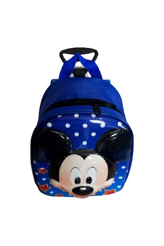 Bullt Anaokulu Çantası Çekçekli 3-7 Yaş Mavi Mickey Gn011