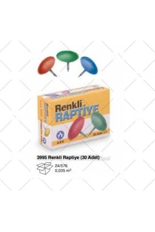 Dayanıklı, Paslanmaz Kaliteli RENKLİ RAPTİYE