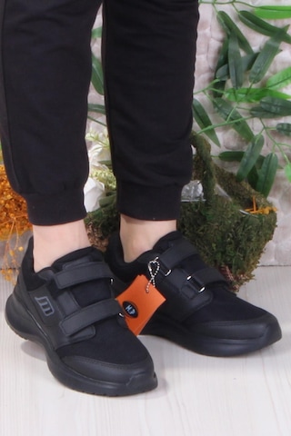 M.p Diana Rahat Hafif Cırtlı Kadın Sneaker Ayakkabı Siyah