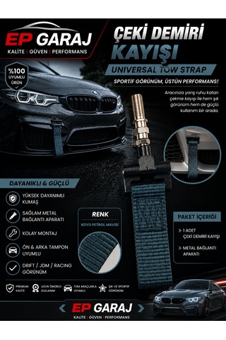 Unıversal Çeki Demiri Kayışı / Tow Strap