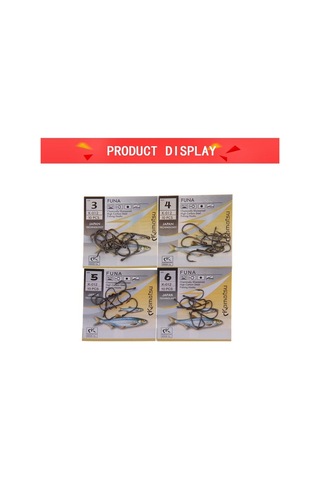 Balık Kral 50 Adet/grup Funa Size3-size12 Mustad Balıkçılık Anzol Dikenli Kanca Kanca Kanca Olta Takımı 3-package