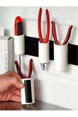 Yapışkanlı Cırt Bant 5cmx1m Siyah Arkası Yapışkanlı Cırt Bant