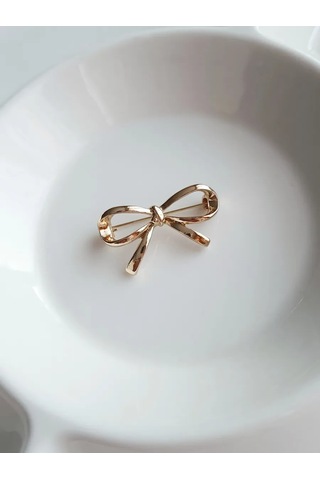 Proshik Broş Fiyonk Altın Renkli Takı 269844503 Altın Rengi