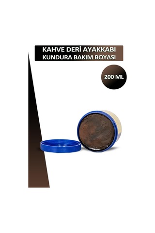 Bağcık + Nuri Leflef Deri Ayakkabı Kundura Bakım Boyası 200 Ml Set 001
