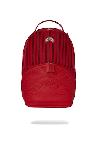 Sprayground Reverse Sip 2.0 Sırt Çantası, Ergonomik Tasarım, Kadife Gözlük Bölmesi Kırmızı