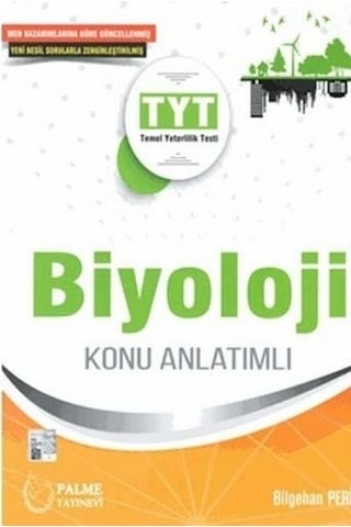 YKS TYT Biyoloji Konu Kitabı - Palme Yayınları